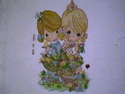 Cross stitch square for any child