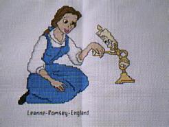 Cross stitch square for Abigail C's quilt