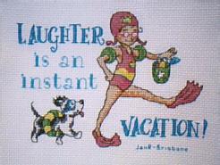 Cross stitch square for any child