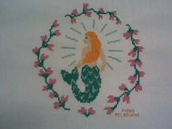Cross stitch square for any child