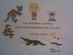 Cross stitch square for any child