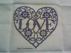 Cross stitch square for any child
