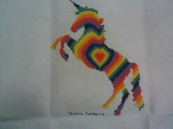 Cross stitch square