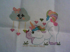 Cross stitch square for any child