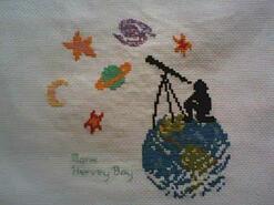 Cross stitch square for any child