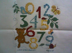 Cross stitch square for any child