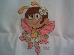Cross stitch square for any child
