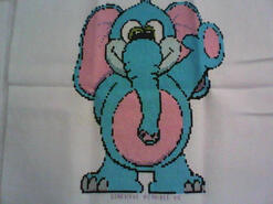 Cross stitch square for any child