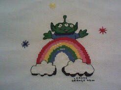 Cross stitch square for any child