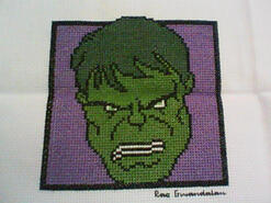 Cross stitch square for any child