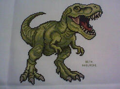 Cross stitch square for any child
