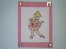 Card for (QUILTED) Ballerinas E01