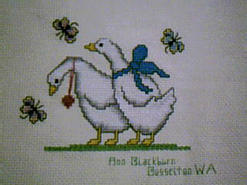 Cross stitch square for Neihana R's quilt