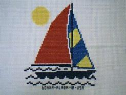 Cross stitch square for (QUILTED) Vehicles E01's quilt