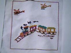 Cross stitch square for (QUILTED) Vehicles E01's quilt