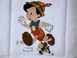 Cross stitch square for Abigail C's quilt