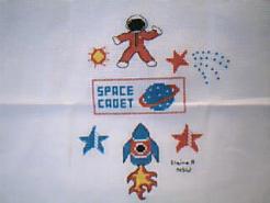 Cross stitch square for Glenn D's quilt