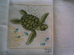 Cross stitch square for Alex S's quilt
