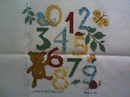 Any child cross stitch category: A - Numbers