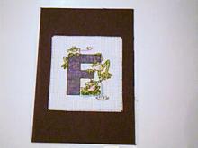 Card for (QUILTED) Frog E01