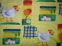 Fabric for (QUILTED) Animals-All Creatures Great and Small E01
