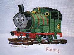 Cross stitch square for Jordan G's quilt