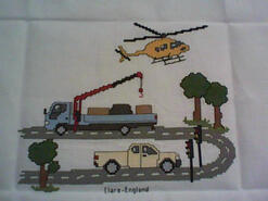 Cross stitch square for Rylee B's quilt