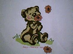Cross stitch square for Ellie T's quilt