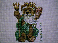 Cross stitch square for Jordan G's quilt