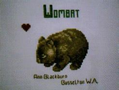 Cross stitch square for Makayla's quilt
