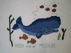 Cross stitch square for (QUILTED) Beach E01's quilt