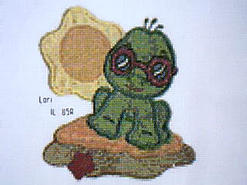 Cross stitch square for Jordan G's quilt