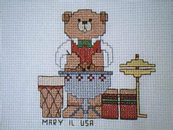 Cross stitch square for Kael M's quilt