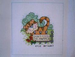 Cross stitch square for (QUILTED) Animals-Jungle Animals E01's quilt