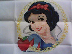 Cross stitch square for Lilli's quilt