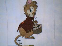 Cross stitch square for (QUILTED) Animals-All Creatures Great and Small E01's quilt