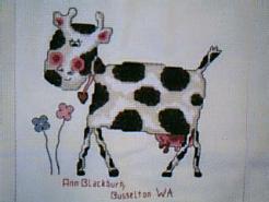 Cross stitch square for (QUILTED) Animals-All Creatures Great and Small E01's quilt