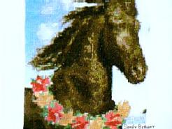Cross stitch square for (QUILTED) Animals-All Creatures Great and Small E01's quilt