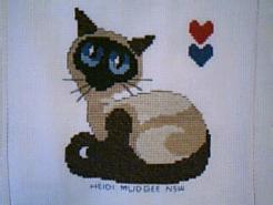 Cross stitch square for (QUILTED) Animals-All Creatures Great and Small E01's quilt