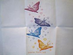 Cross stitch square for Zoe L's quilt