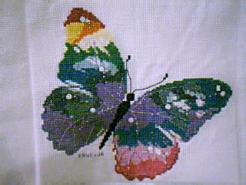 Cross stitch square for Zoe L's quilt