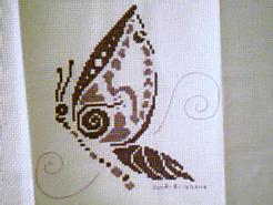Cross stitch square for Zoe L's quilt