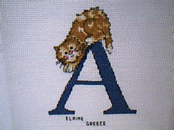 Cross stitch square for Heath S's quilt