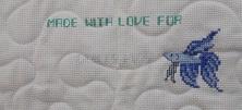 Cross stitch square for (QUILTED) Wonderful Water Creatures E02's quilt