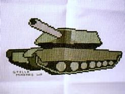 Cross stitch square for Patrick P's quilt