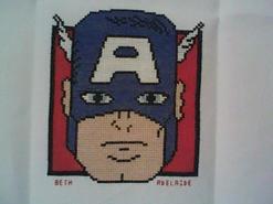 Cross stitch square for Charlie N's quilt