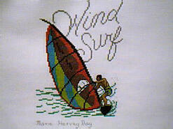 Cross stitch square for Christopher C's quilt