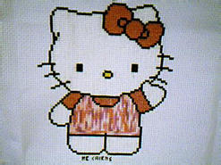 Cross stitch square for Chloe C's quilt
