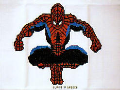 Cross stitch square for Charlie N's quilt