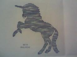Cross stitch square for Angel's quilt